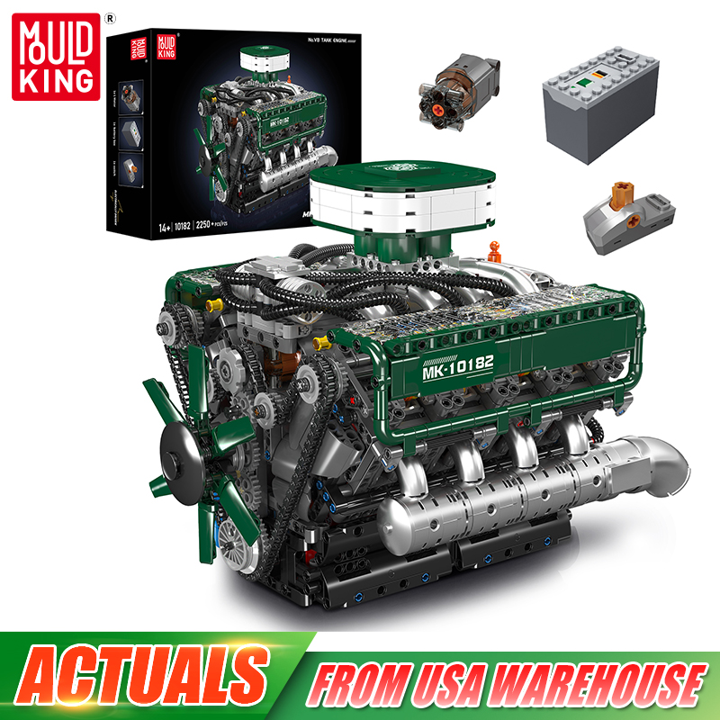Model Kit Engine - Mould King 10182 Technical Engine Toys