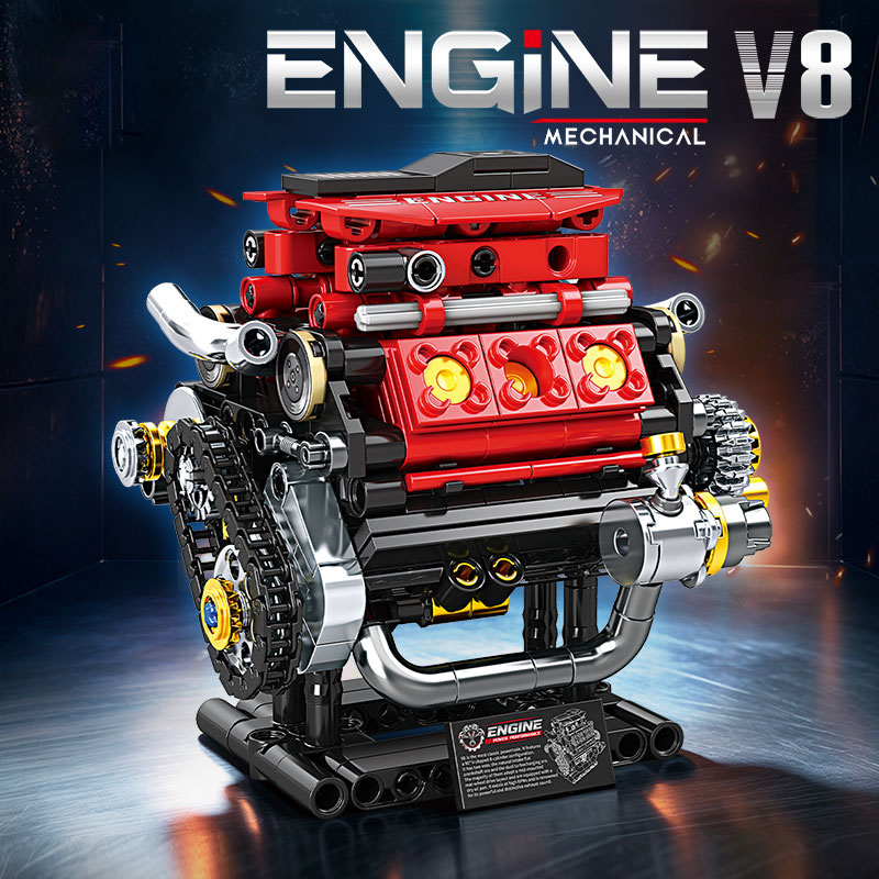 Model Kit Engine - V8 & Boxer Flat 6 Engine
