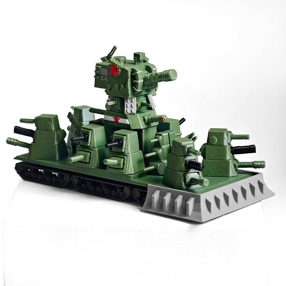 3D Printed KV‑44M Super Heavy  - Model Kit Fantasy recension och pris