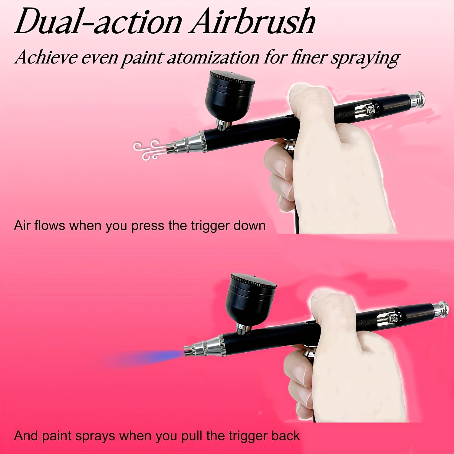 0.3mm Gravity-Feed Dual-Action - Paint Model Kit recension och pris