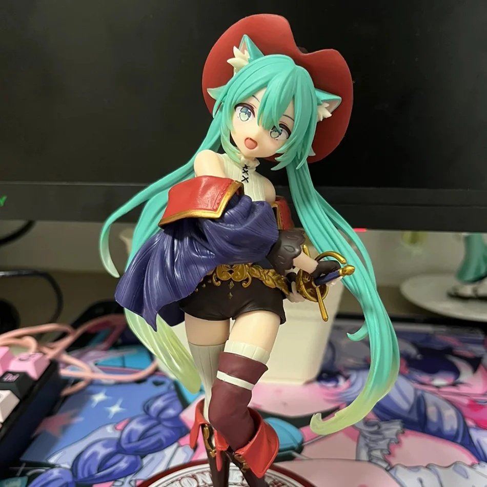 Hatsune Miku Desktop Cute Acti - Model Kit Anime Girl recension och pris