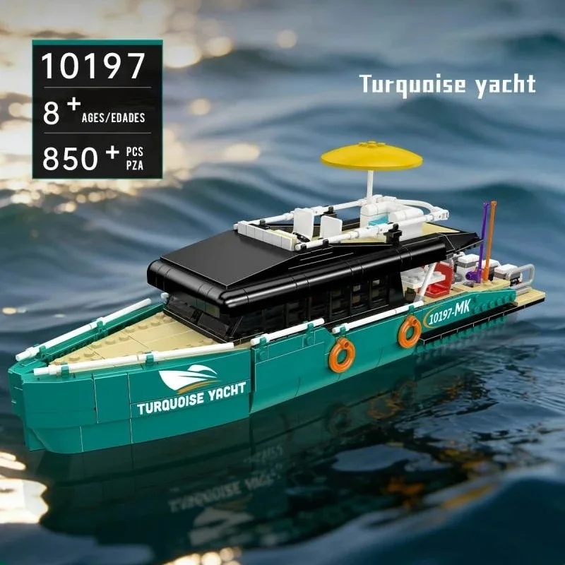 Turquoise Luxury Yachts Buildi - Model Kit Yacht recension och pris