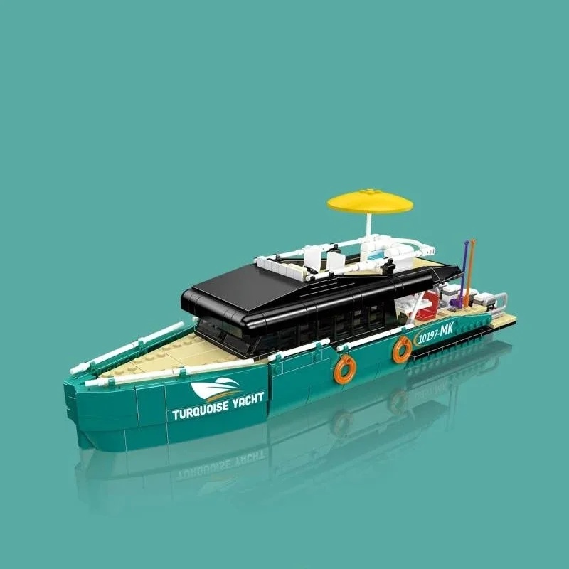 Turquoise Luxury Yachts Buildi - Model Kit Yacht recension och pris