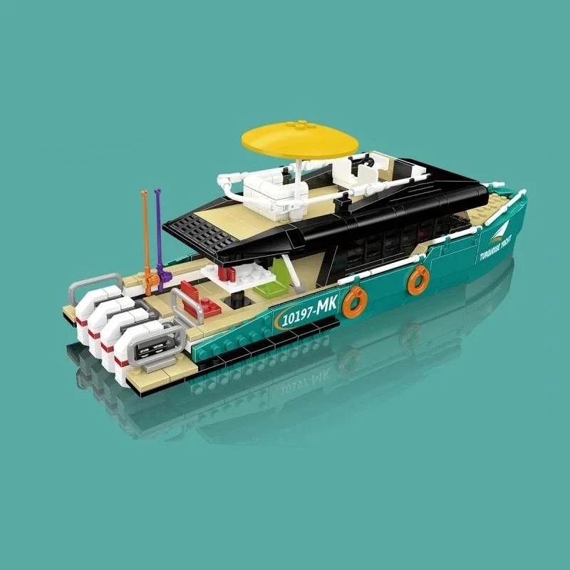 Turquoise Luxury Yachts Buildi - Model Kit Yacht recension och pris