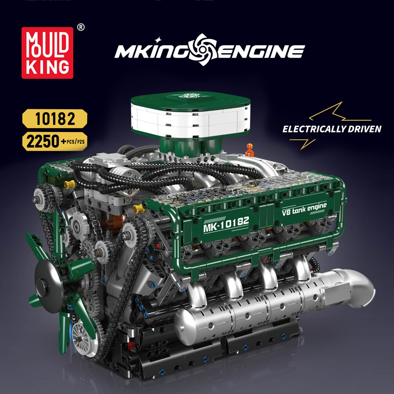 Mould King 10182 Technical Eng - Model Kit Engine recension och pris