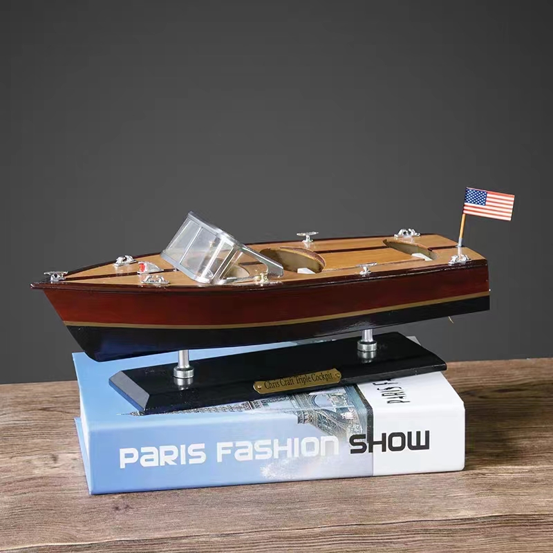Chris 235 Wood Speed Boat Mode - Model Kit Yacht recension och pris