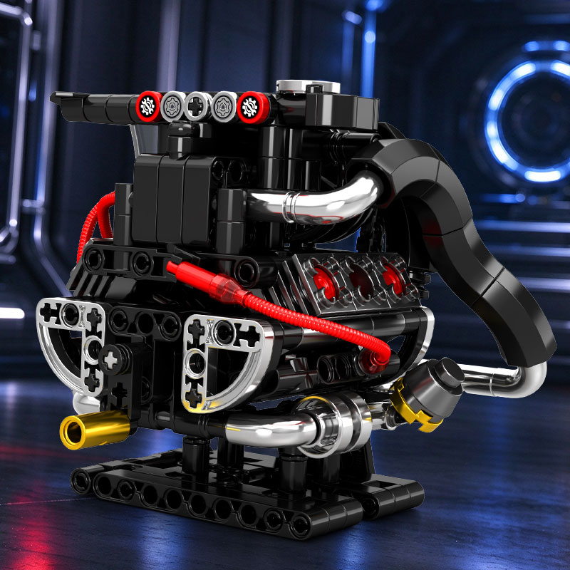 V8 & Boxer Flat 6 Engine Build - Model Kit Engine recension och pris